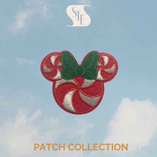 Candy Cane MM Holiday Patch