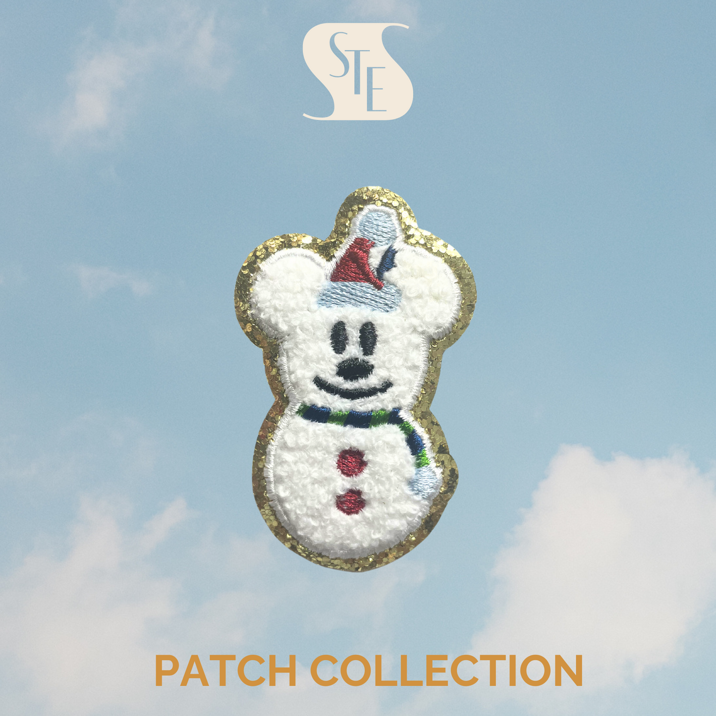 Mickey Snowman Patch